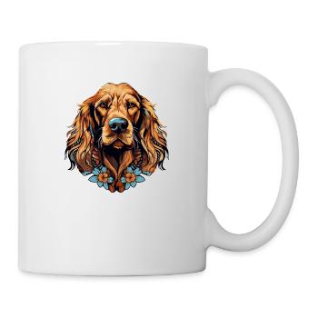 Chien Chien Teckel - Mug blanc - blanc - Droite