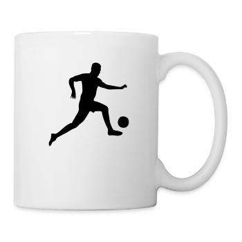 Footballeur - Mug blanc - blanc - Droite