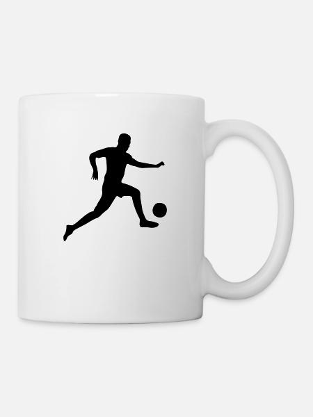 fußballer - Tasse - Weiß
