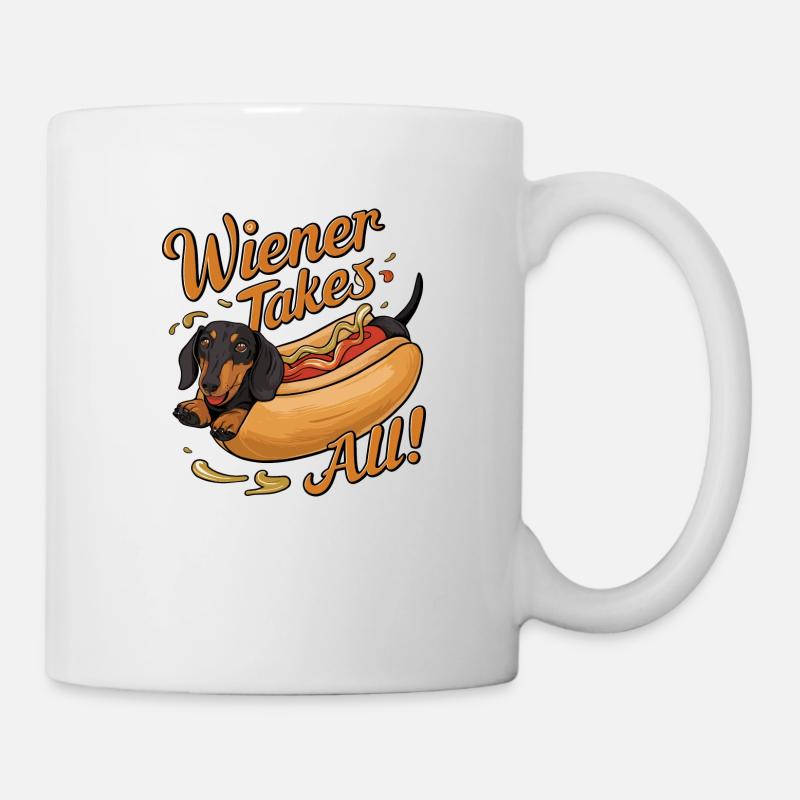 La Wiener prend tout - Mug blanc - blanc