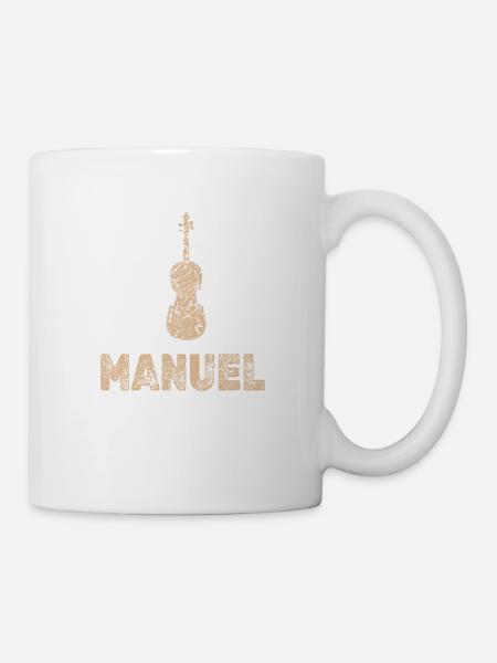 Manuel als Bratsche - Tasse - Weiß