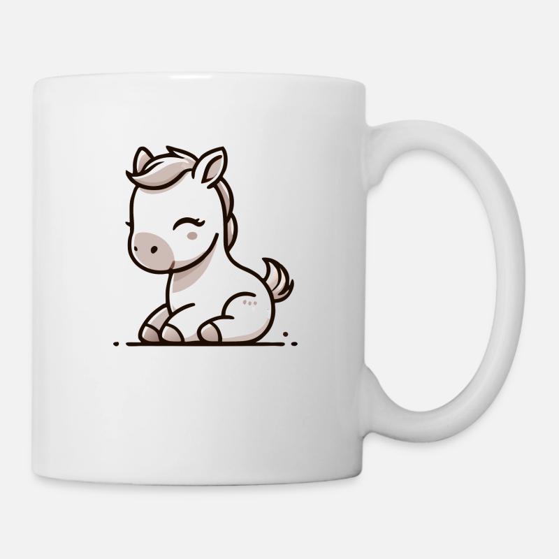 Poney - Mug blanc - blanc