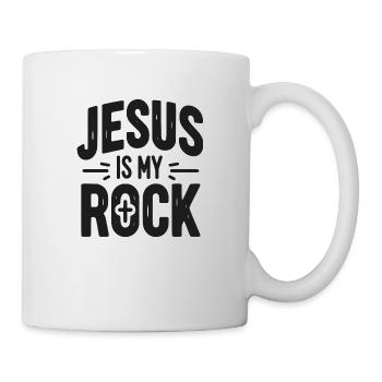Jesus is My Rock - Mug - white - Right