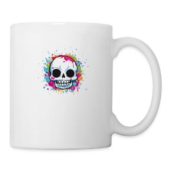 Skull - Tasse - Weiß - Rechts