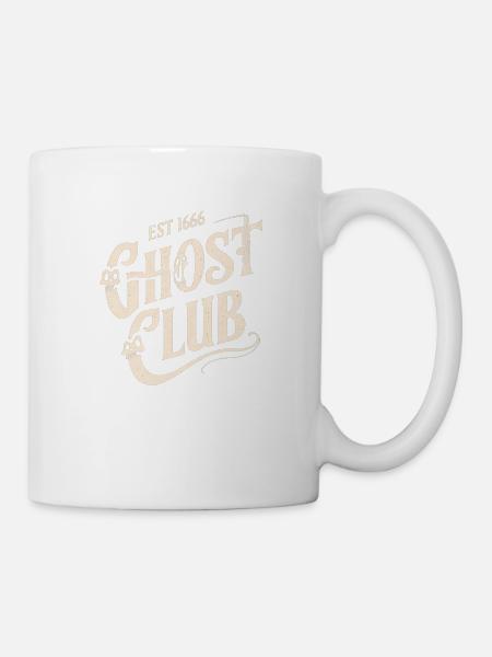 Ghost Club Est 1666 Halloween - Tasse - Weiß
