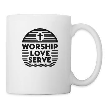 Worship Love Serve - Mug - white - Right