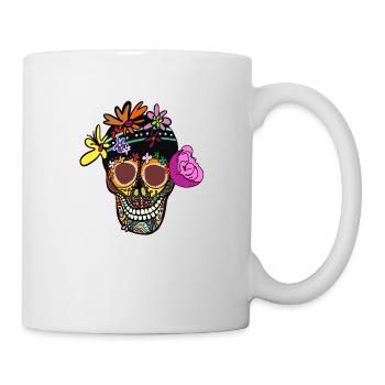 Dia de los muertos - Jour des Morts - Mug blanc - blanc - Droite
