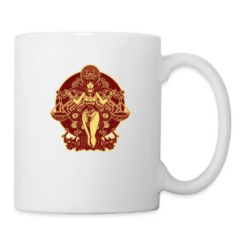 Le signe zodiacal de la balance 2 - Mug blanc - blanc - Droite