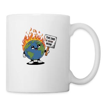 La fin est maintenant - Mug blanc - blanc - Droite
