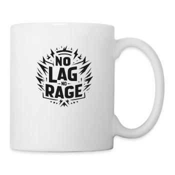 Kein Lag, keine Wut - Tasse - Weiß - Rechts