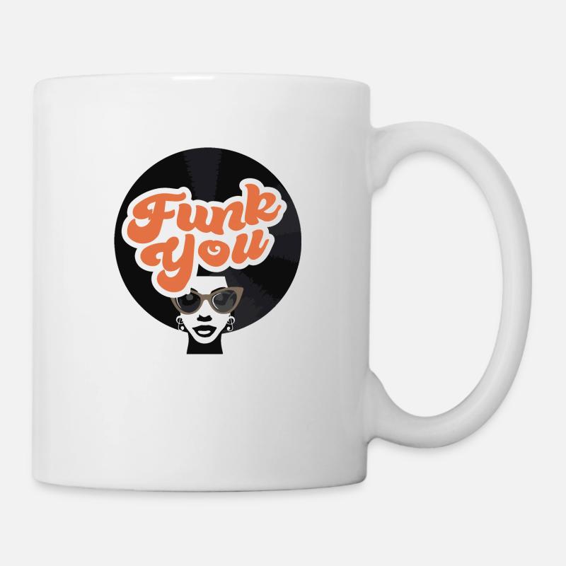 Funk You - Retro Vibes with Attitude - Mug - white