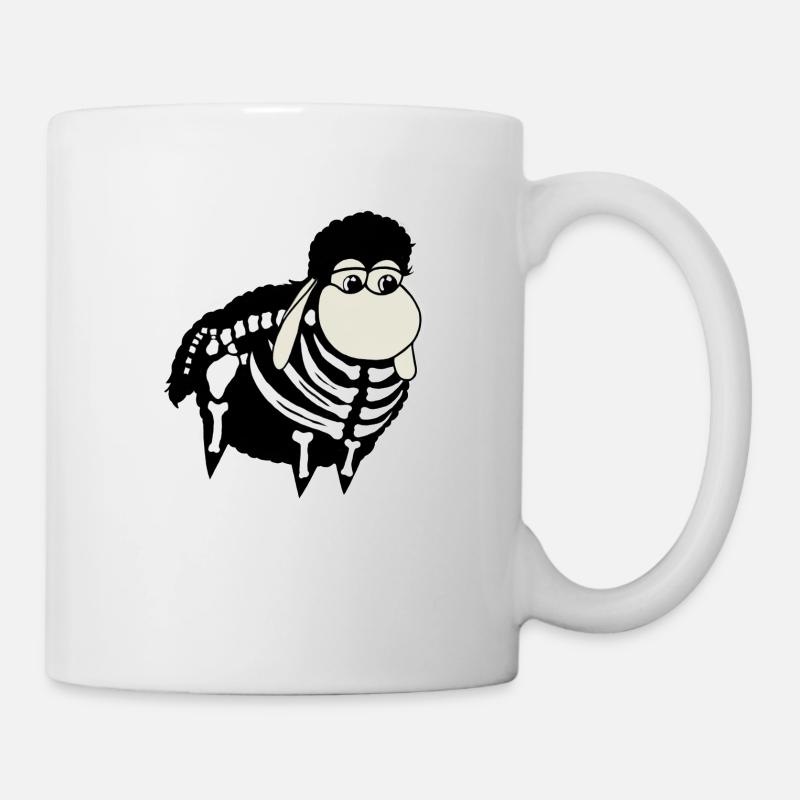 Wolly Sheepling Skeleton Gaming - Mug - white
