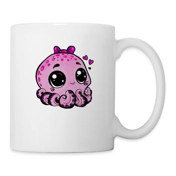Small jellyfish - Mug - white - Right