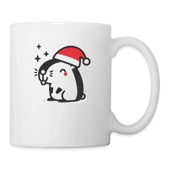 Capybara Weihnachten - Tasse - Weiß - Rechts