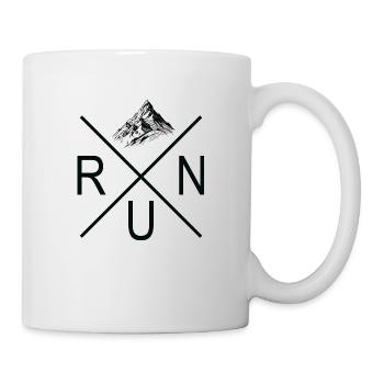 Trail Running Sport - Tasse - Weiß - Rechts