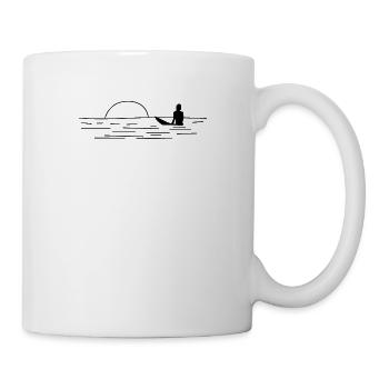 Surf Planche de surf Surfeur Sports nautiques - Mug blanc - blanc - Droite