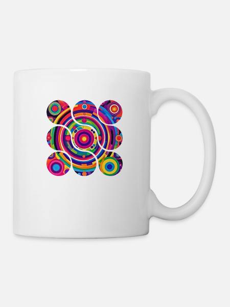 Funky abstract - Mug - white