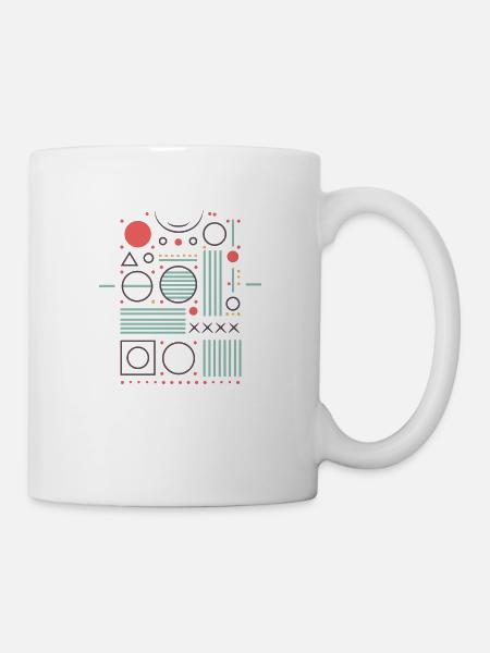 Design "Elementar" - Tasse - Weiß