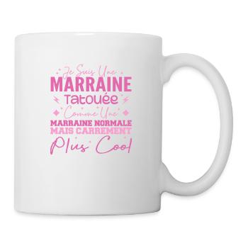 Godmother tattooed like a normal godmother - Mug - white - Right