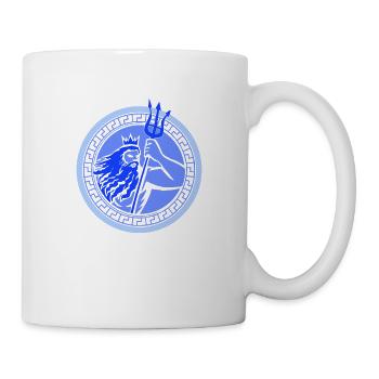 Triton de Poséidon - Mug blanc - blanc - Droite