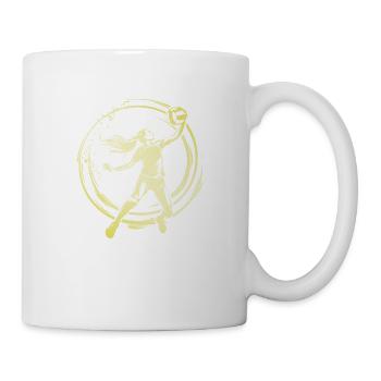 Volleyball Spielerin - Tasse - Weiß - Rechts