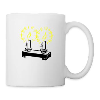 kerzen 02 - Tasse - Weiß - Rechts
