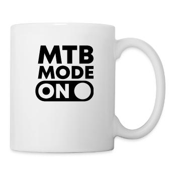 Mountainbike Sport Fahrrad - Tasse - Weiß - Rechts
