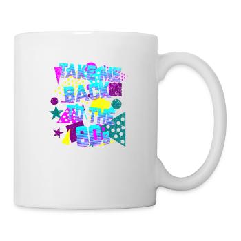 Ramenez-moi dans les années 80 - Mug blanc - blanc - Droite