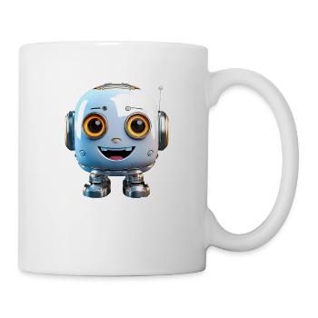 Roboter für Nerds und alle die auf Technik stehen - Tasse - Weiß - Rechts