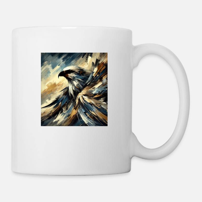 Abstract Eagle - Mug - white