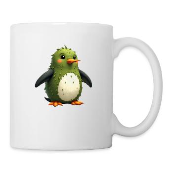Pesto Pinguin Möchtegern - Tasse - Weiß - Rechts