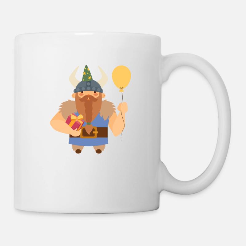 Anniversaire Viking papa - Mug blanc - blanc