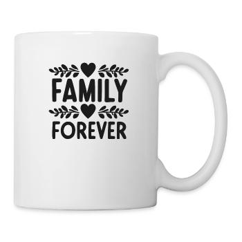 Famille pour toujours - Mug blanc - blanc - Droite