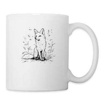 Fuchs - Tasse - Weiß - Rechts