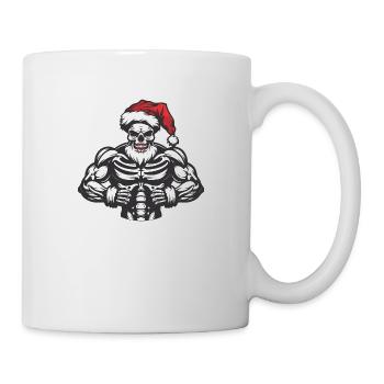 weihnachten skull - Tasse - Weiß - Rechts