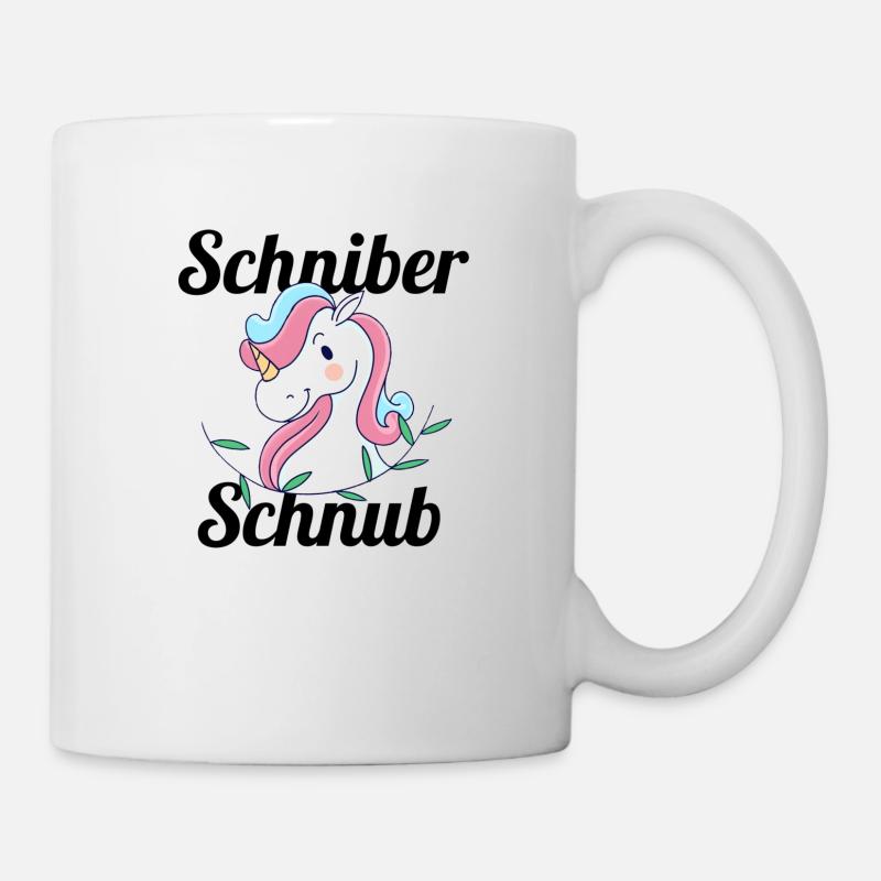 Schinber Einhorn - Tasse - Weiß