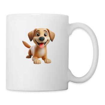 Hund 1 - Tasse - Weiß - Rechts
