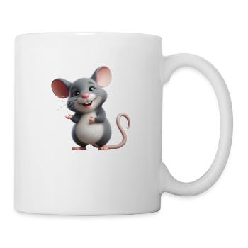 Maus 1 - Tasse - Weiß - Rechts