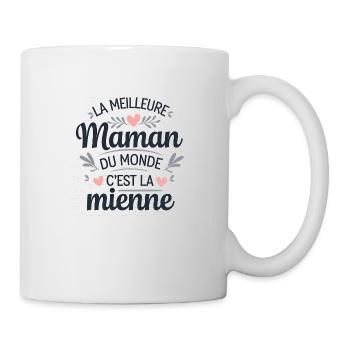 Die beste Mutter der Welt - Einzigartiges Weihnachtsdesign - Tasse - Weiß - Rechts