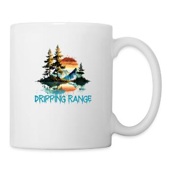 DRIPPING RANGE Dripping Horizon Mountain Tee - Mug - white - Right