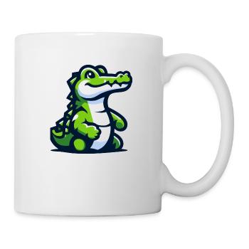 Crocodile on the Trail - Mug - white - Right