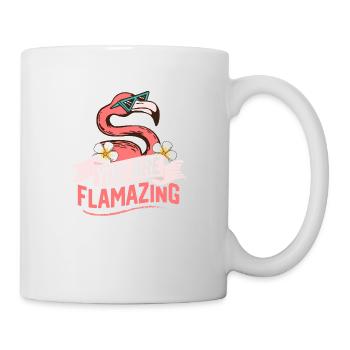 You Are Flamazing Flamingo Pink Bird - Mug - white - Right
