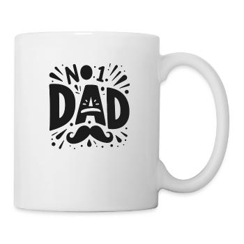 Nr. 1 Vater - Tasse - Weiß - Rechts