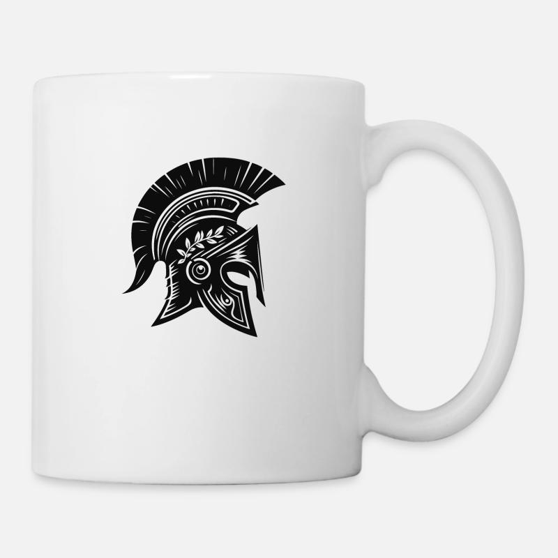 Spartan Helmet - Mug - white