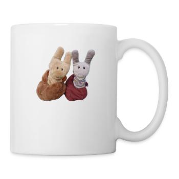 Schrift Schwarz 3 - Tasse - Weiß - Rechts