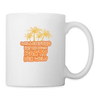 Urlaub Willemstad - Tasse - Weiß - Rechts