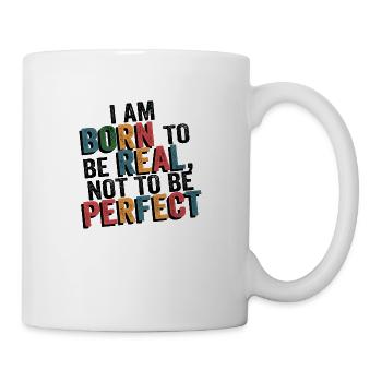 je suis vrai pas parfait - humour - Mug blanc - blanc - Droite
