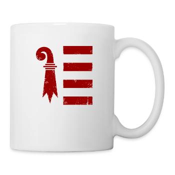 Drapeau du Jura - Mug blanc - blanc - Droite