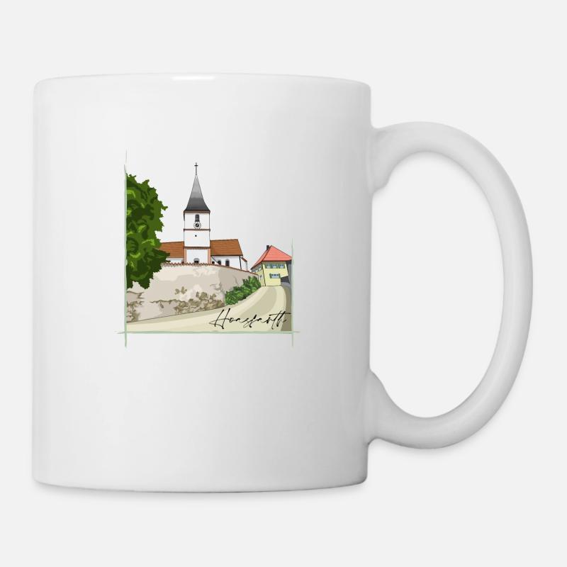 Hainsfarth // Illustration - Tasse - Weiß