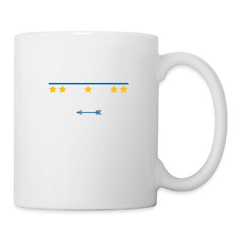 Seien Sie vorsichtig, dieses Sweatshirt könnte Neid auslösen. - Tasse - Weiß - Rechts